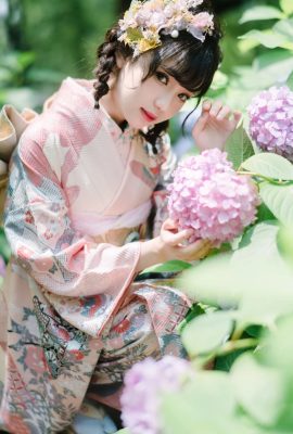花柒Hana 繡球花和服