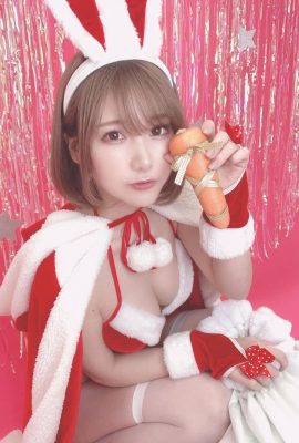 けん研(けんけん)《聖誕女孩 紅色緞帶》挑戰大尺度字拍 (37 Photos)
