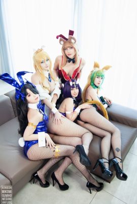 Kerocchi, Mikomi Hokina, Gumiho Hannya, Megumi Koneko, Waifufox – Fate Bunny Collab