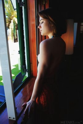 The girl dressed up and stared out the window waiting for her lover to come! Alice Shea (82 Photos)
