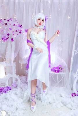 [兔玩映畫] – 純白薔薇 (15 photos)