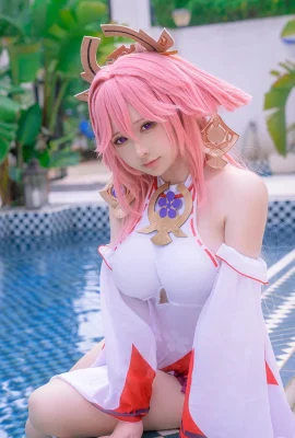 櫻梨梨 八重神子泳裝