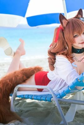 [賢兒sherry]明日方舟安潔莉娜—泳裝cosアンジェリーナ18p